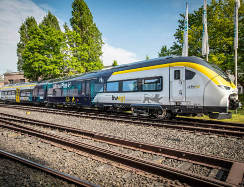 Siemens Mobility y Deutsche Bahn presentan un nuevo tren de hidrógeno y un remolque cisterna para almacenamiento de hidrógeno